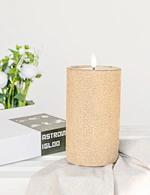 led wax candle light