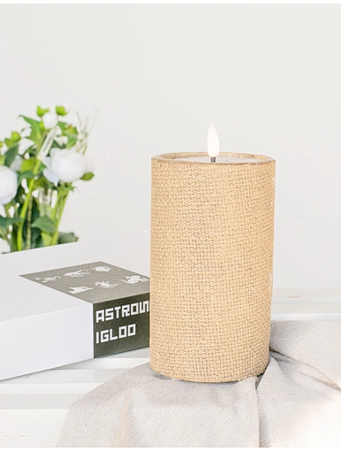 led wax candle light
